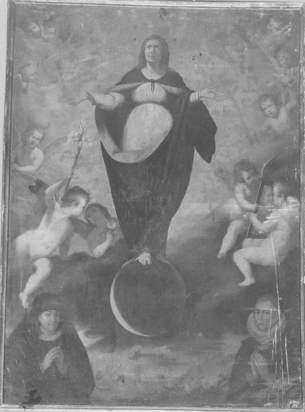 tableau : Vierge de l'Assomption avec deux donateurs - © Ministère de la Culture (France), Médiathèque du patrimoine et de la photographie, diffusion RMN-GP