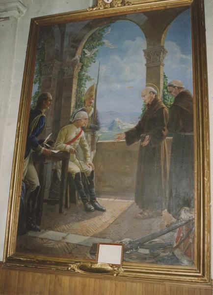 tableau : Saint Théophile de Corte intercédant pour ses compatriotes auprès du Duc de Wurtenberg