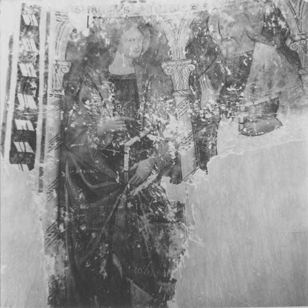 peintures murales : Le Christ et les Apôtres