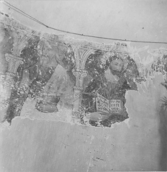 peintures murales : Le Christ et les Apôtres