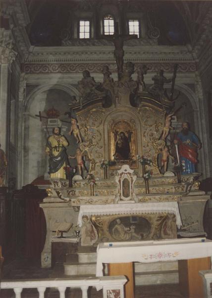 autel, tabernacle, retable, statues : Saint Pierre et saint Paul (maître-autel) - © Ministère de la Culture (France), Médiathèque du patrimoine et de la photographie, diffusion RMN-GP