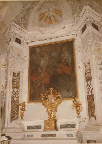 retable, tableau : Le Christ, la Vierge avec saint Michel et saint Jean - © Ministère de la Culture (France), Médiathèque du patrimoine et de la photographie, diffusion RMN-GP