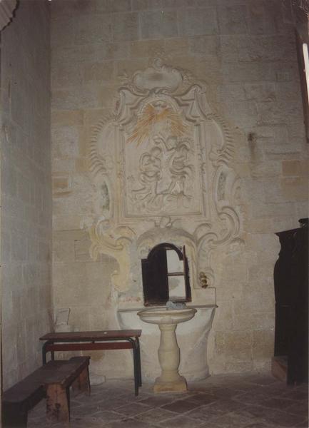 baldaquin et retable des fonts baptismaux, fonts baptismaux - © Ministère de la Culture (France), Médiathèque du patrimoine et de la photographie, diffusion RMN-GP