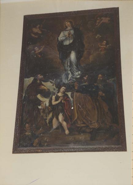 tableau, cadre : L'Assompton de la Vierge avec saint François, saint Jacques, saint Jean-Baptiste et saint Joseph - © Ministère de la Culture (France), Médiathèque du patrimoine et de la photographie, diffusion RMN-GP