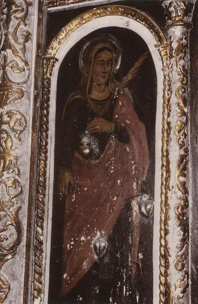Retable du maître-autel, tableaux (panneaux peints), détail : sainte Félicité