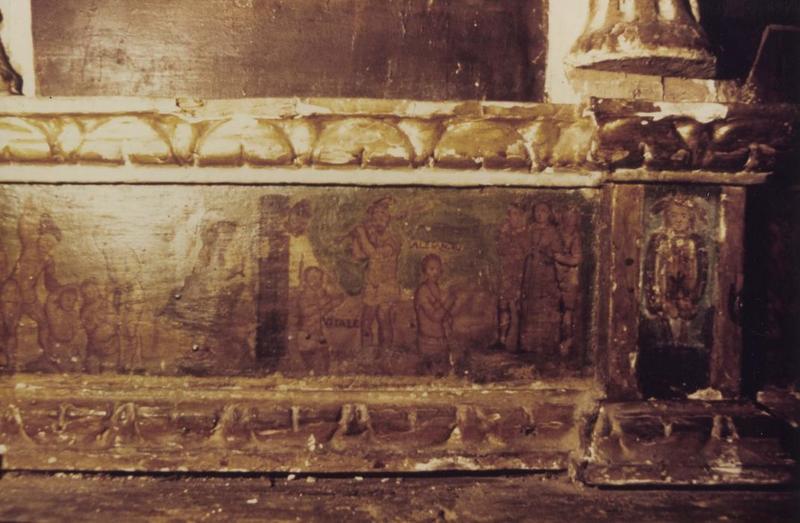 retable du maître-autel, tableaux (panneaux peints), détail