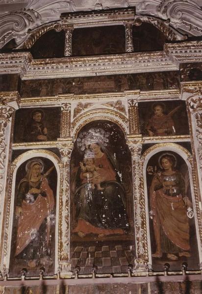 retable du maître-autel, tableaux (panneaux peints), vue générale