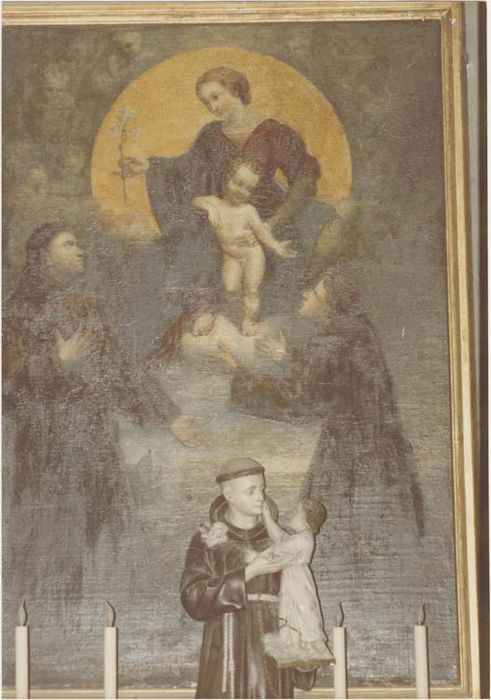 tableau : Vierge à l'Enfant apparaissant à deux franciscains - © Ministère de la Culture (France), Médiathèque du patrimoine et de la photographie, diffusion GrandPalaisRmn Photo