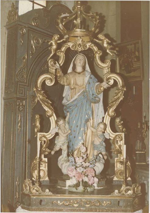 dais de procession de la Vierge de l’Annonciation, groupe sculpté : Assomption de la Vierge (l’) - © Ministère de la Culture (France), Médiathèque du patrimoine et de la photographie, diffusion GrandPalaisRmn Photo