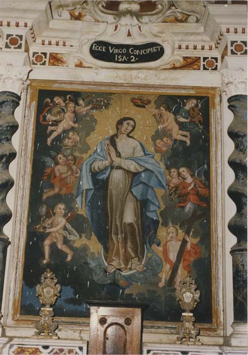 Tableau : Couronnement de la Vierge