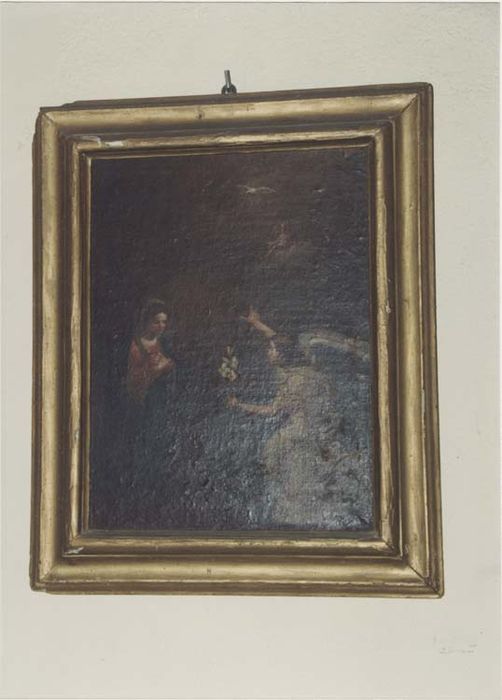 tableau et son cadre : Annonciation - © Ministère de la Culture (France), Médiathèque du patrimoine et de la photographie, diffusion GrandPalaisRmn Photo