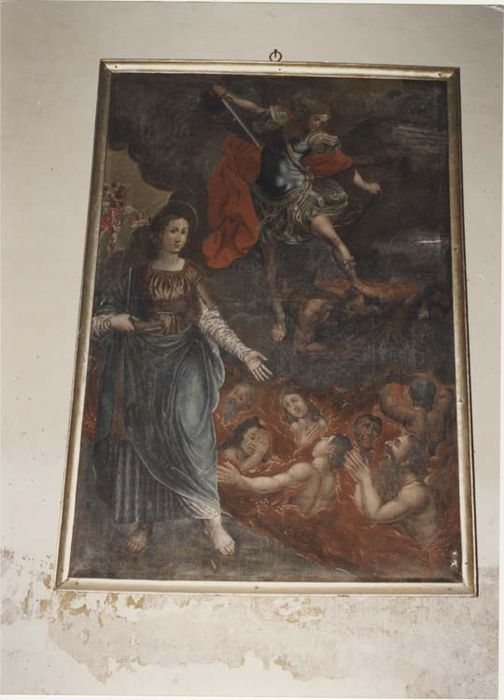 tableau : Ames du Purgatoire avec saint Michel et saint Laurent - © Ministère de la Culture (France), Médiathèque du patrimoine et de la photographie, diffusion GrandPalaisRmn Photo