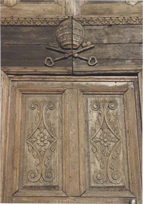 porte principale de l’église, détail - © Ministère de la Culture (France), Médiathèque du patrimoine et de la photographie, diffusion GrandPalaisRmn Photo