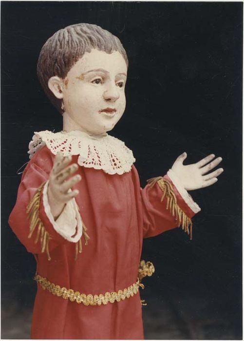 statue : Enfant Jésus, vue partielle - © Ministère de la Culture (France), Médiathèque du patrimoine et de la photographie, diffusion GrandPalaisRmn Photo