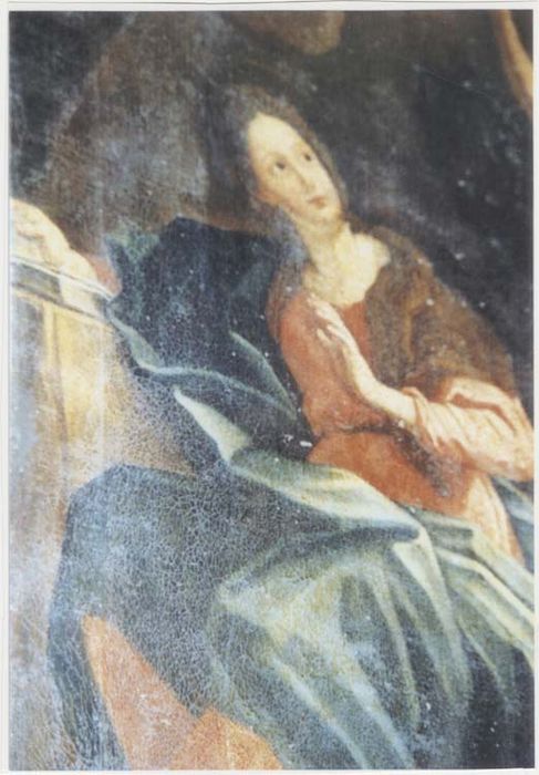 tableau : Annonciation (l’), vue partielle