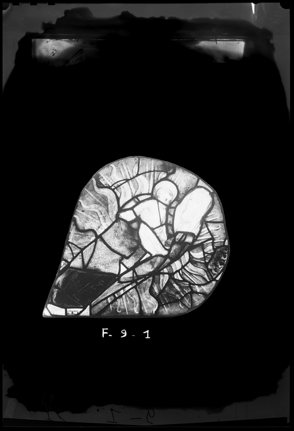 Baie 9, panneau de vitrail 1 [Baie 1]