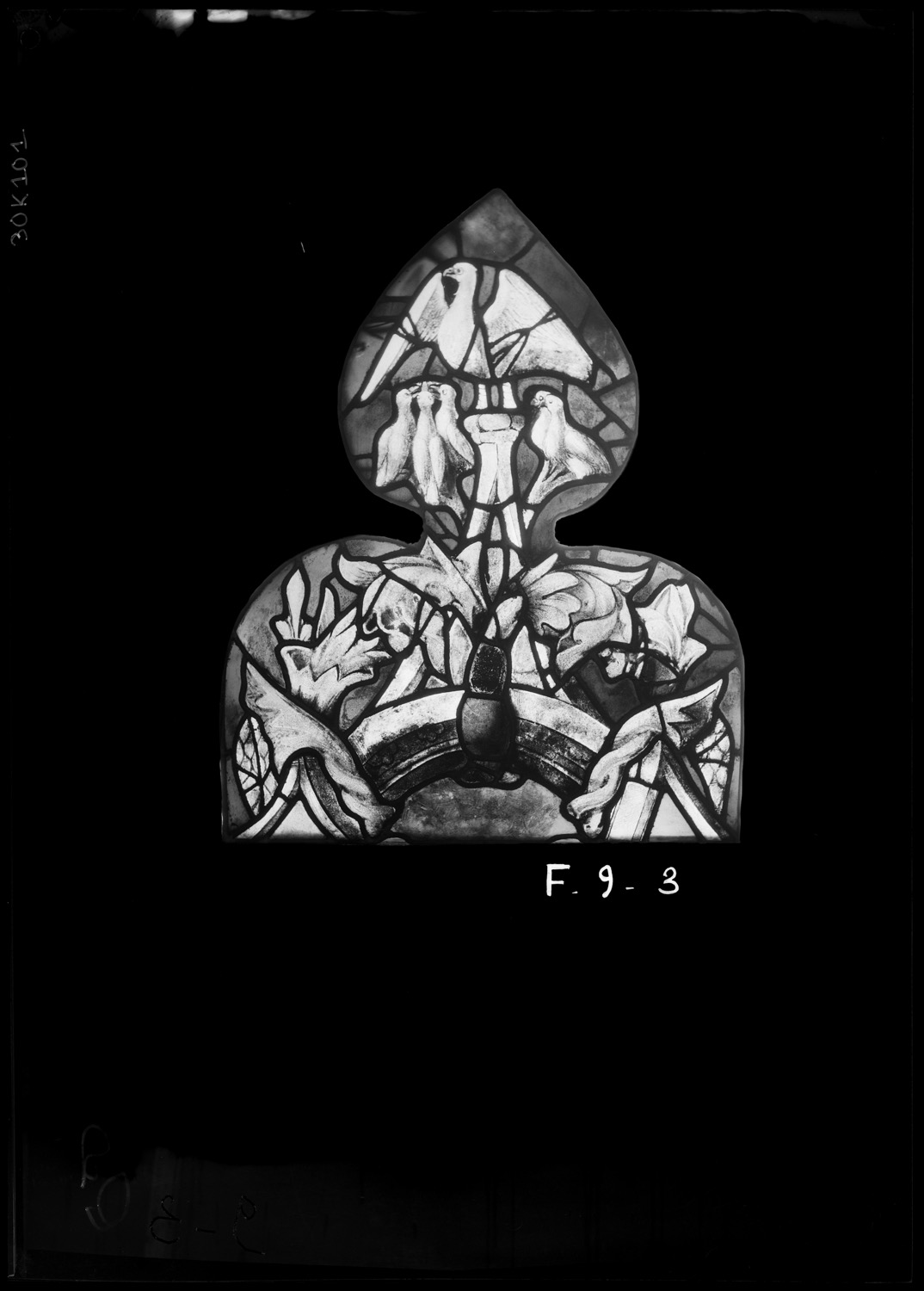 Baie 9, panneau de vitrail 3 [Baie 1]