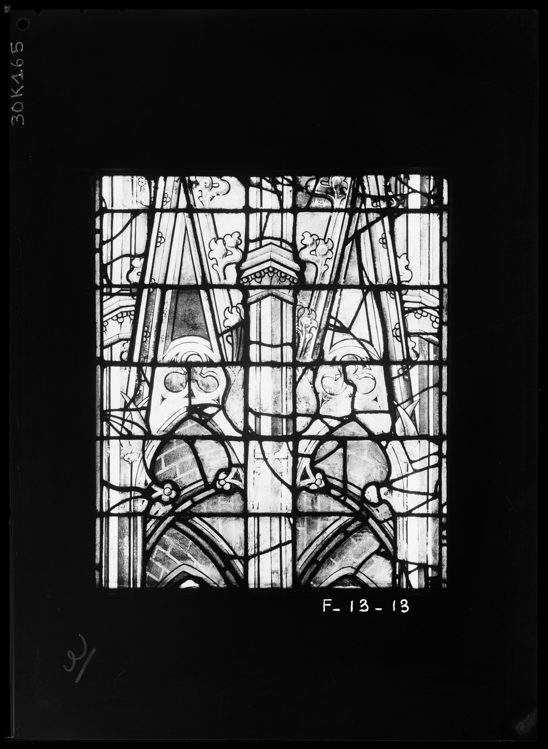 Baie 13, panneau de vitrail 13 [Baie 6]