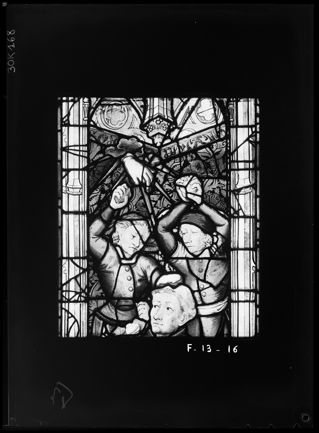 Baie 13, panneau de vitrail 16 [Baie 6]