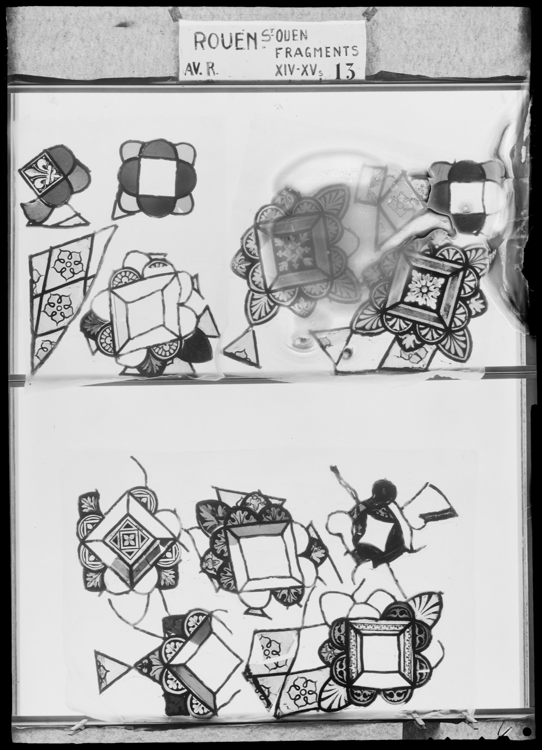 Eglise abbatiale : baie 13