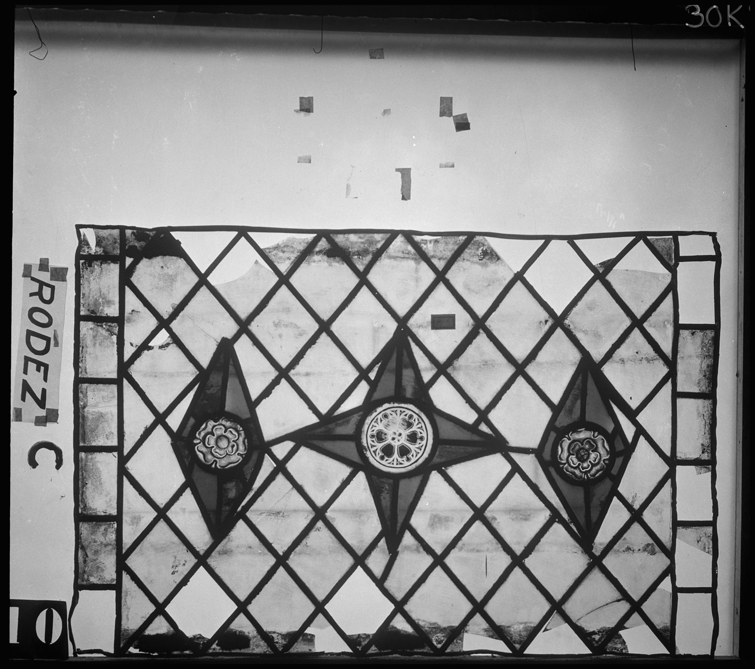 Baie C, panneau de vitrail 10