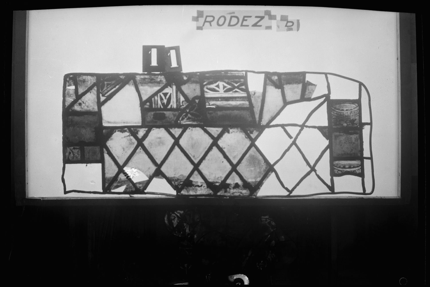 Baie D, panneau de vitrail 11