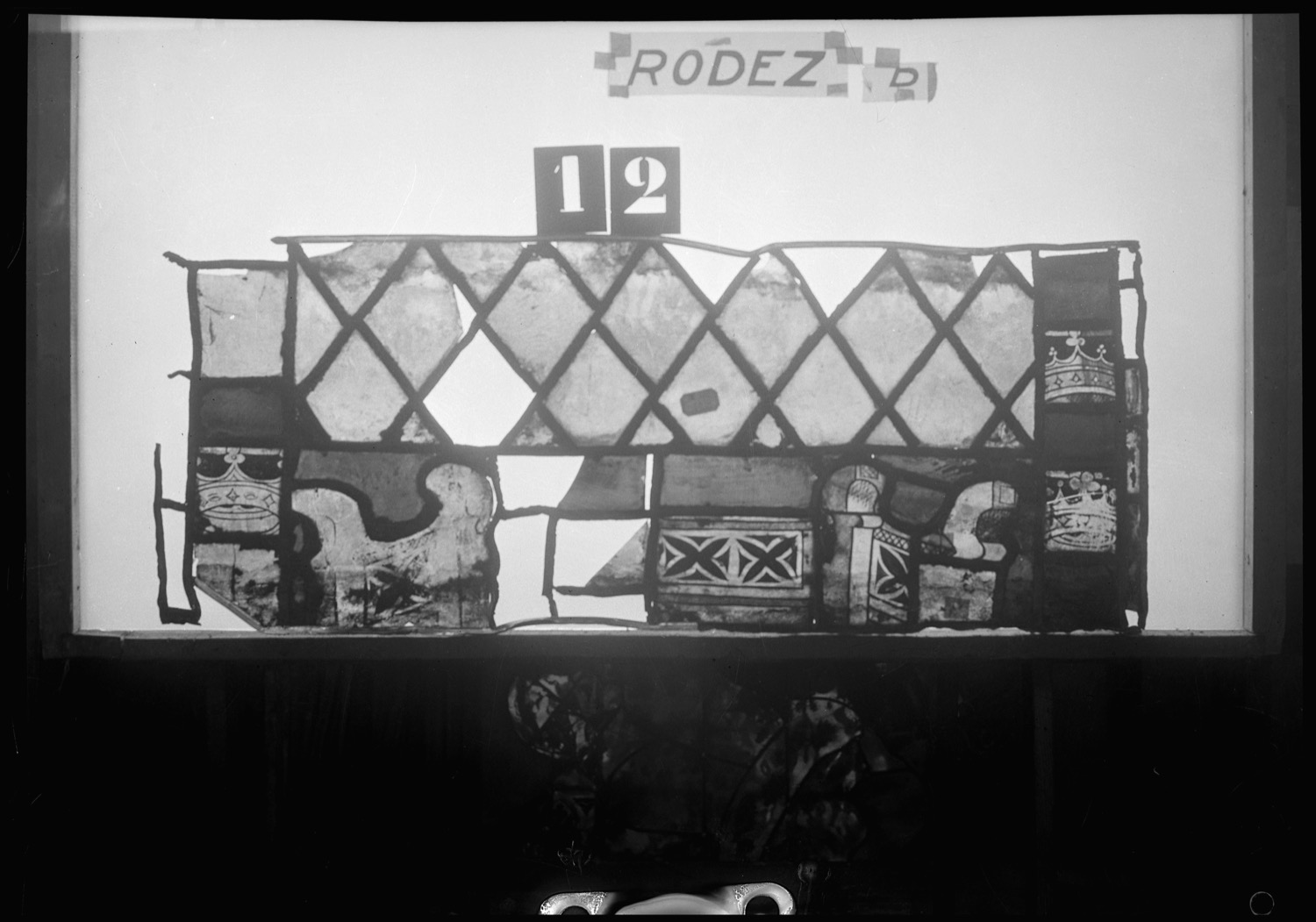 Baie D, panneau de vitrail 12 [Baie 12]