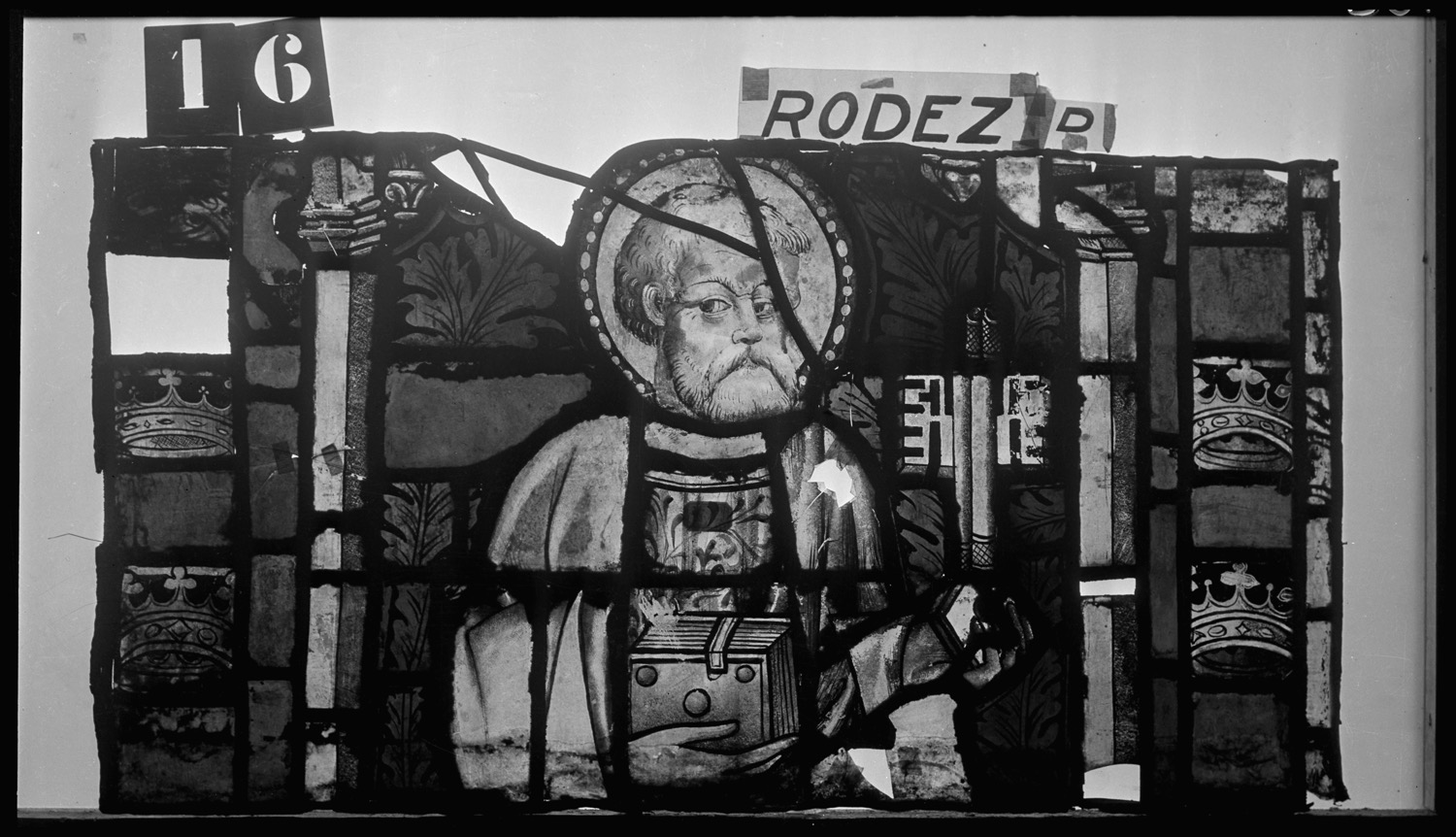 Baie D, panneau de vitrail 16 [Baie 12]