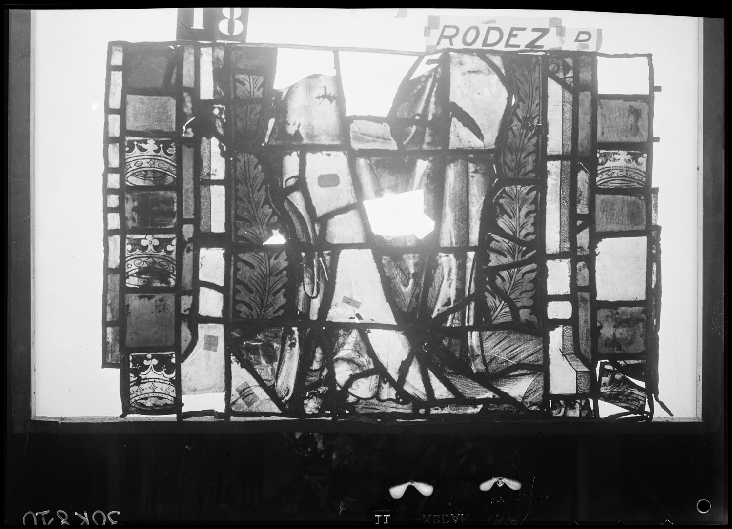 Baie D, panneau de vitrail 18 [Baie 12]