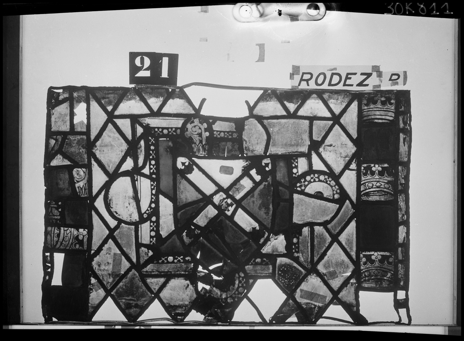 Baie D, panneau de vitrail 21 [Baie 12]