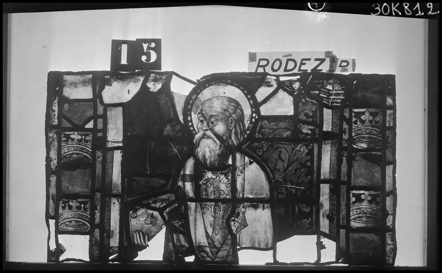 Baie D, panneau de vitrail 15 [Baie 12]