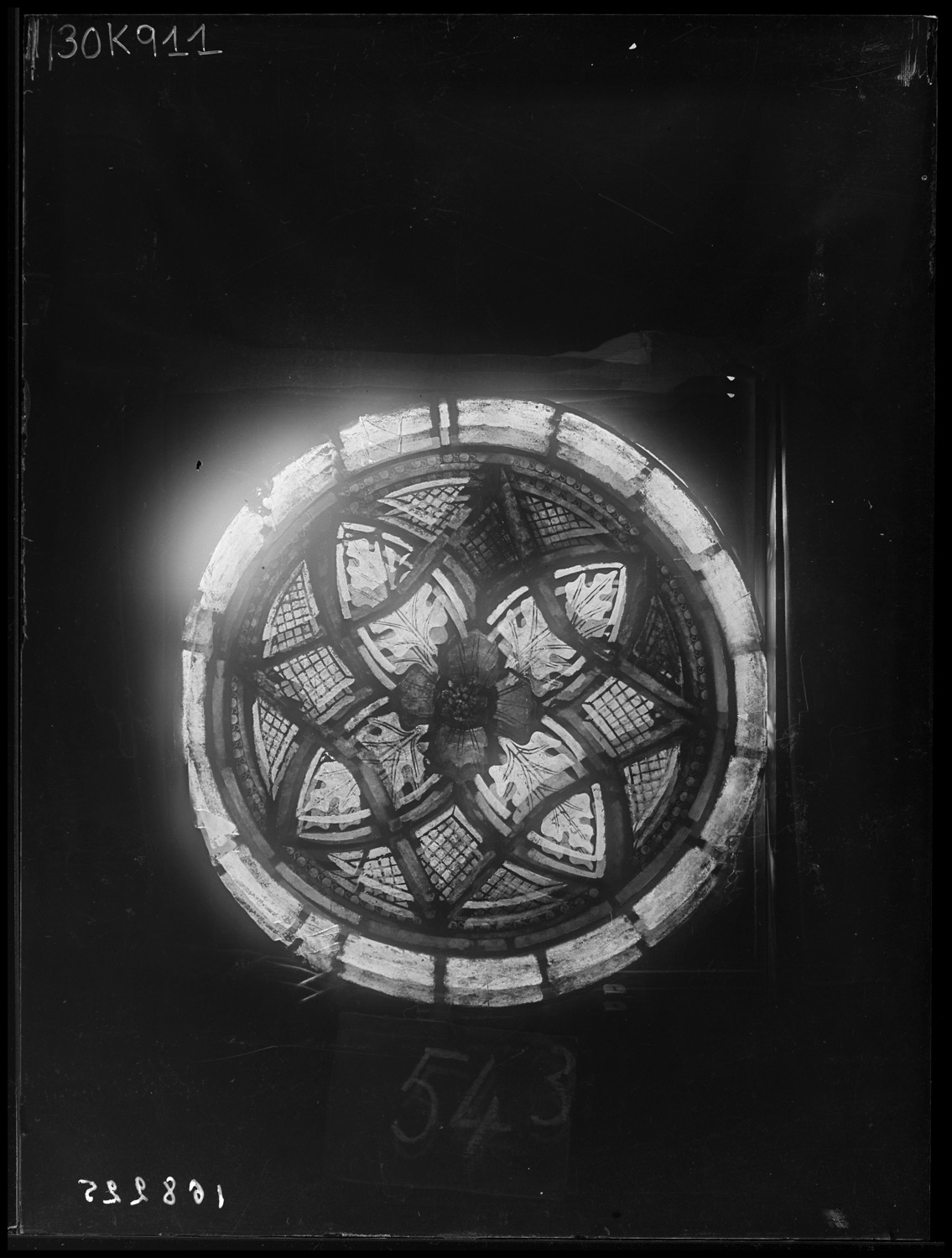 Panneau de vitrail 54.3 [Baie du triforium]