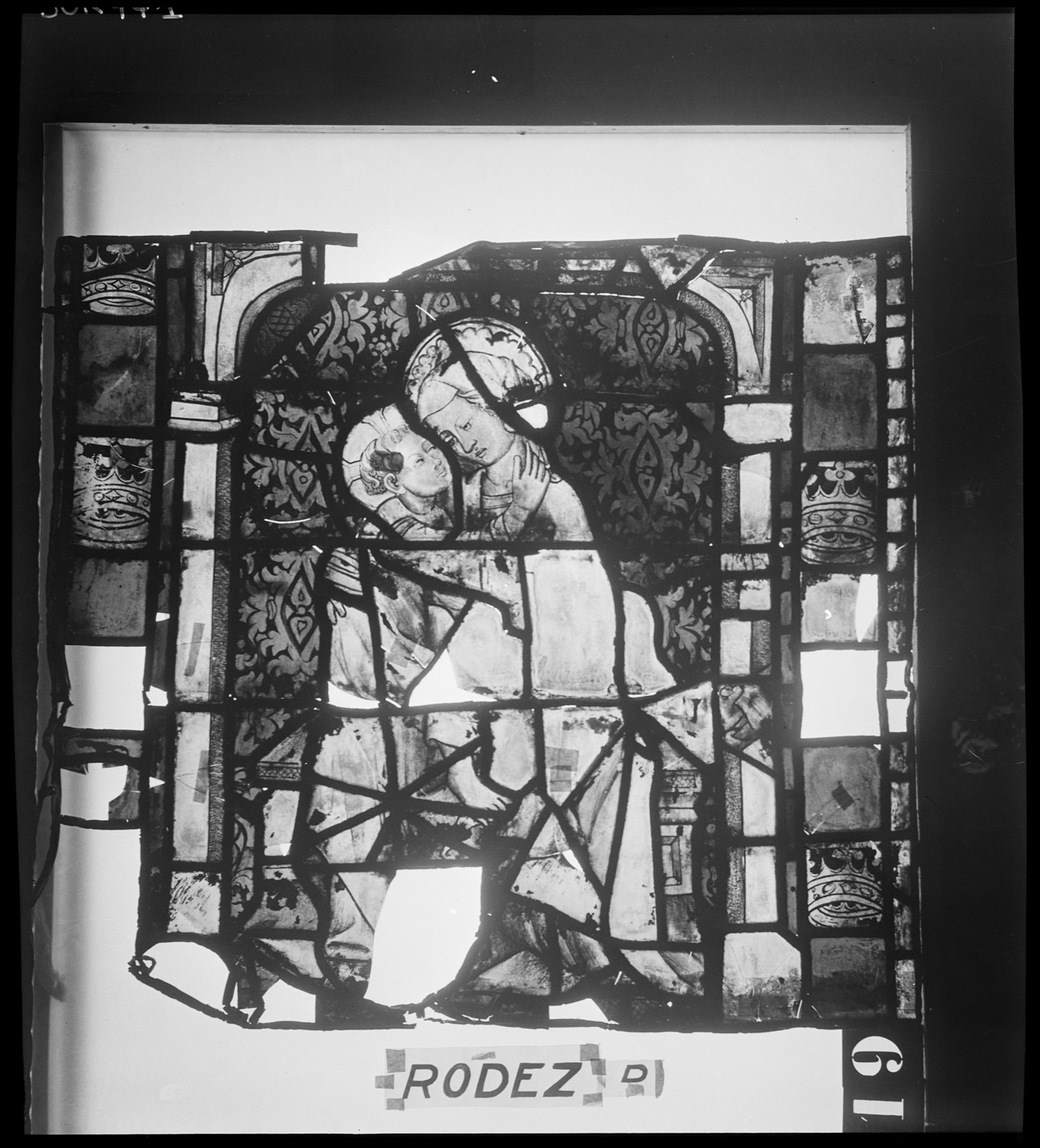 Baie D, panneau de vitrail 19 [Baie 12]