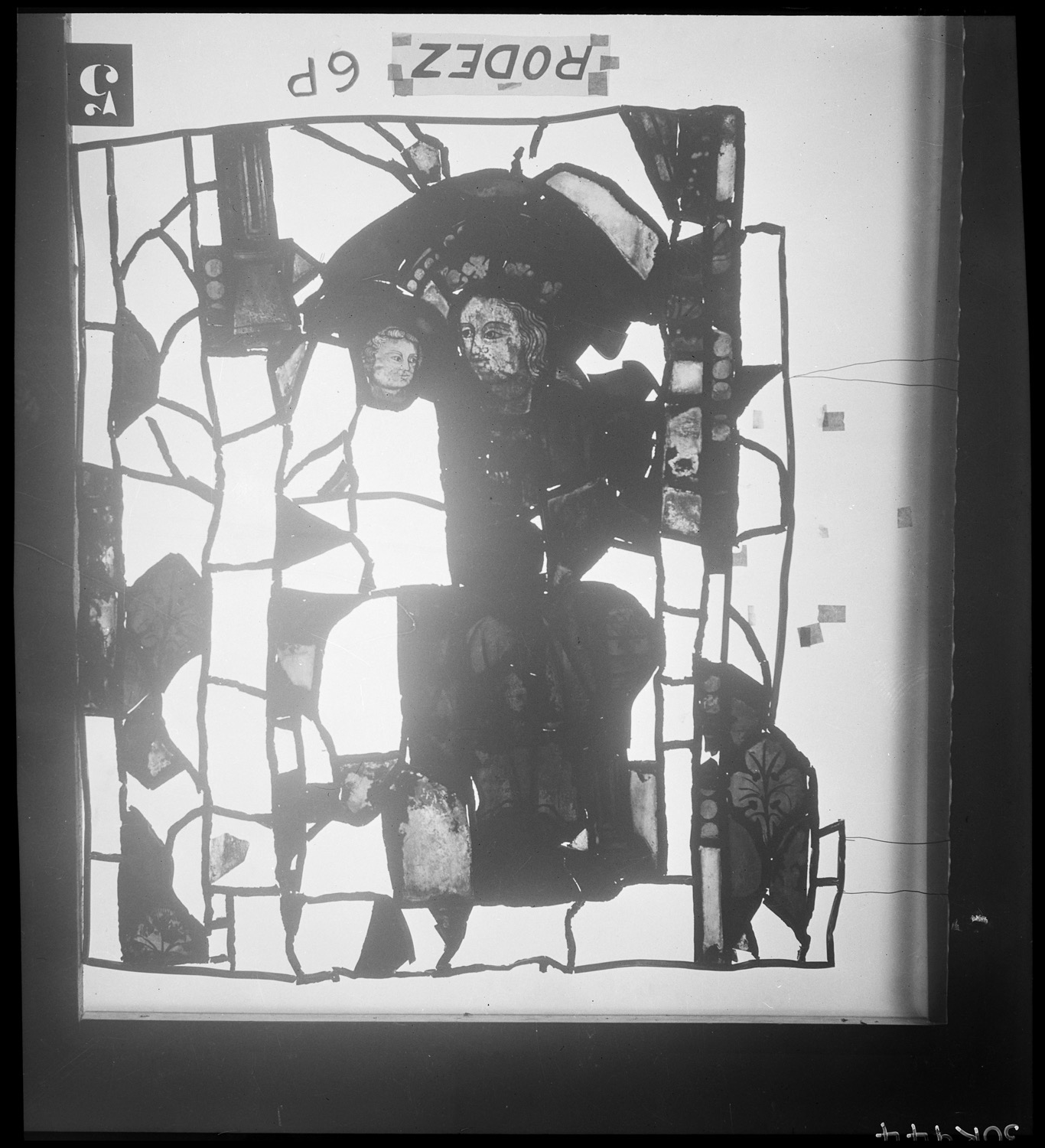 Baie 6.P, panneau de vitrail 5 [Baie 12]