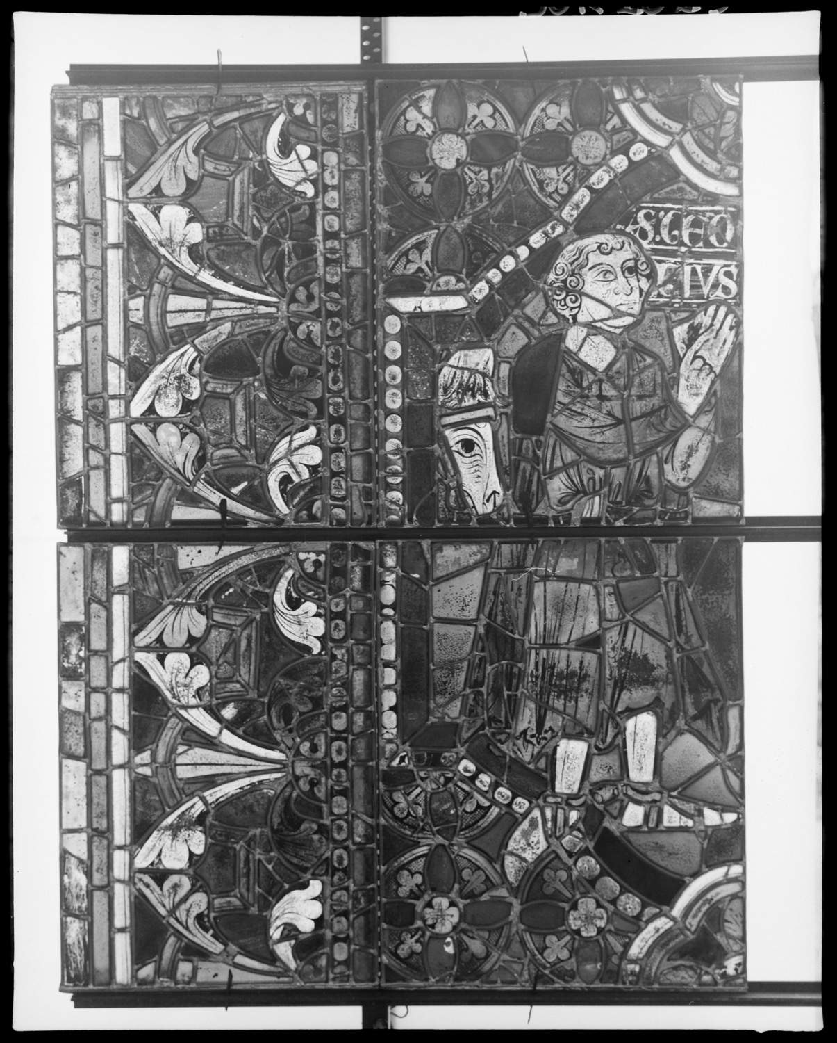 Transept nord : saint Georges [Baie 217]