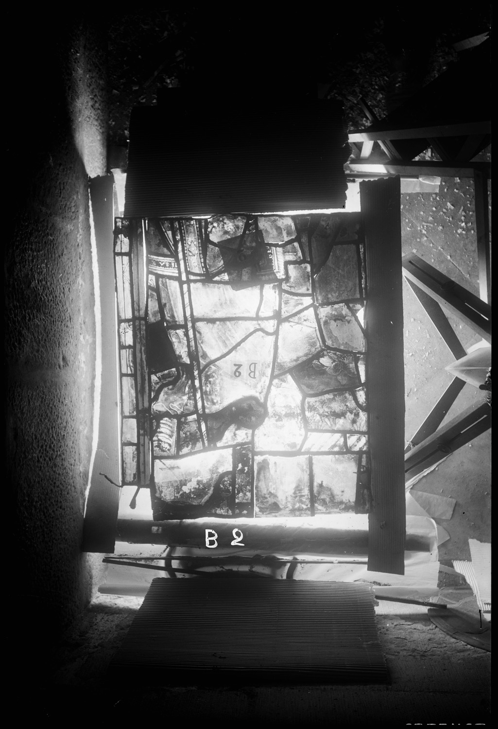 Panneau de vitrail B2 [Baie 13]