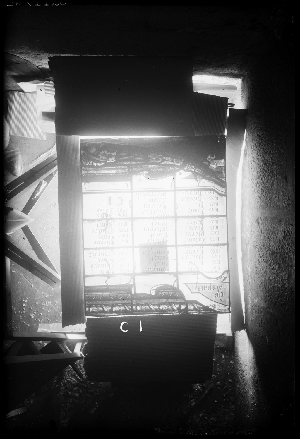 Panneau de vitrail C1 [Baie 13]