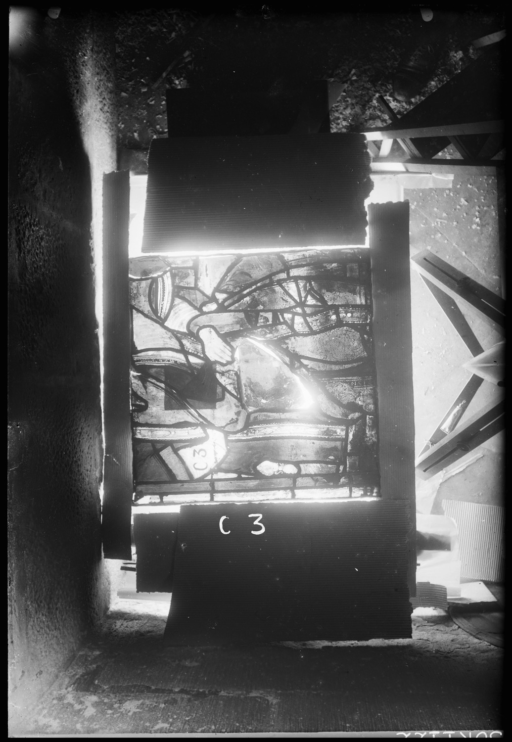 Panneau de vitrail C3 [Baie 13]