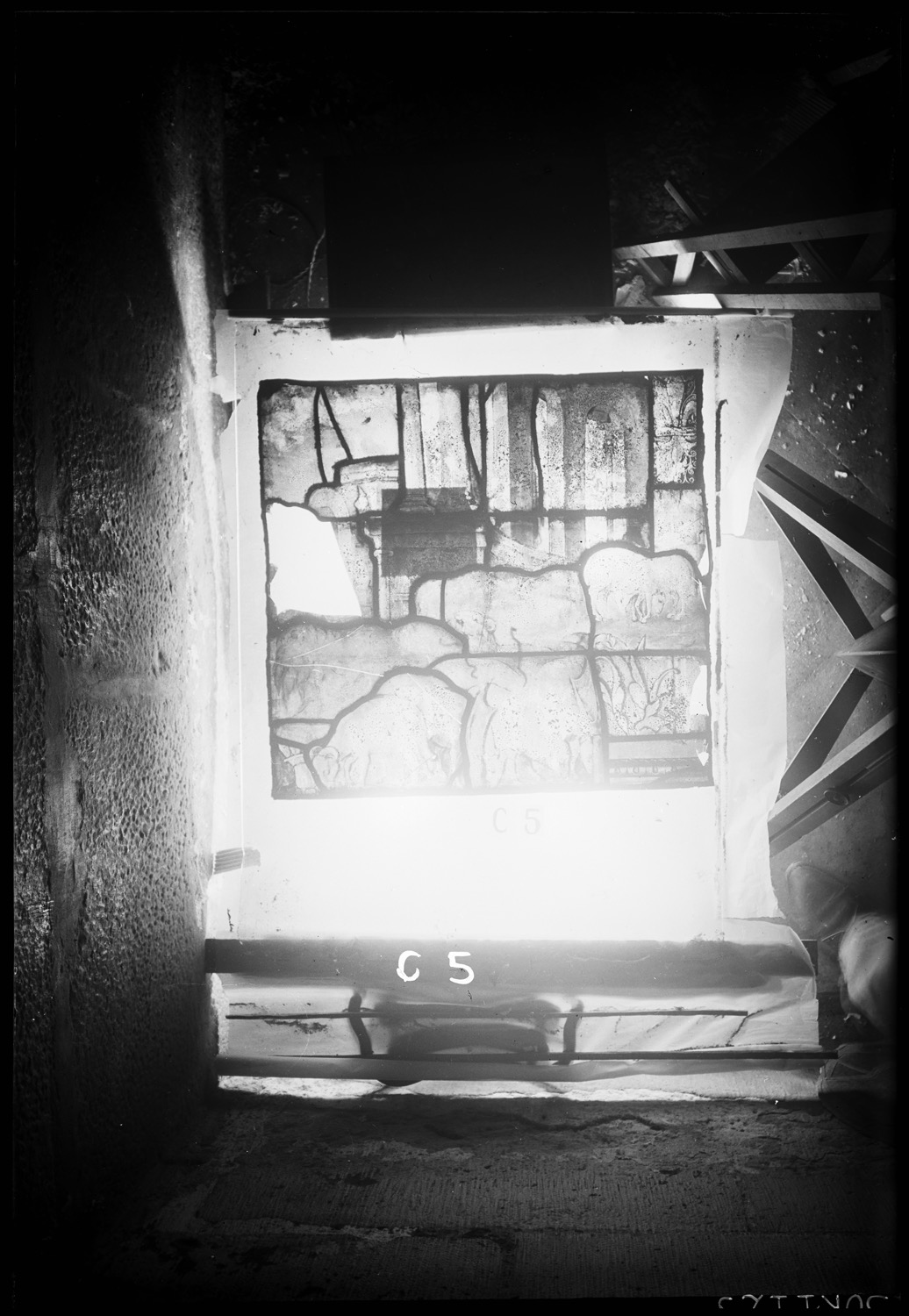 Panneau de vitrail C5 [Baie 103]