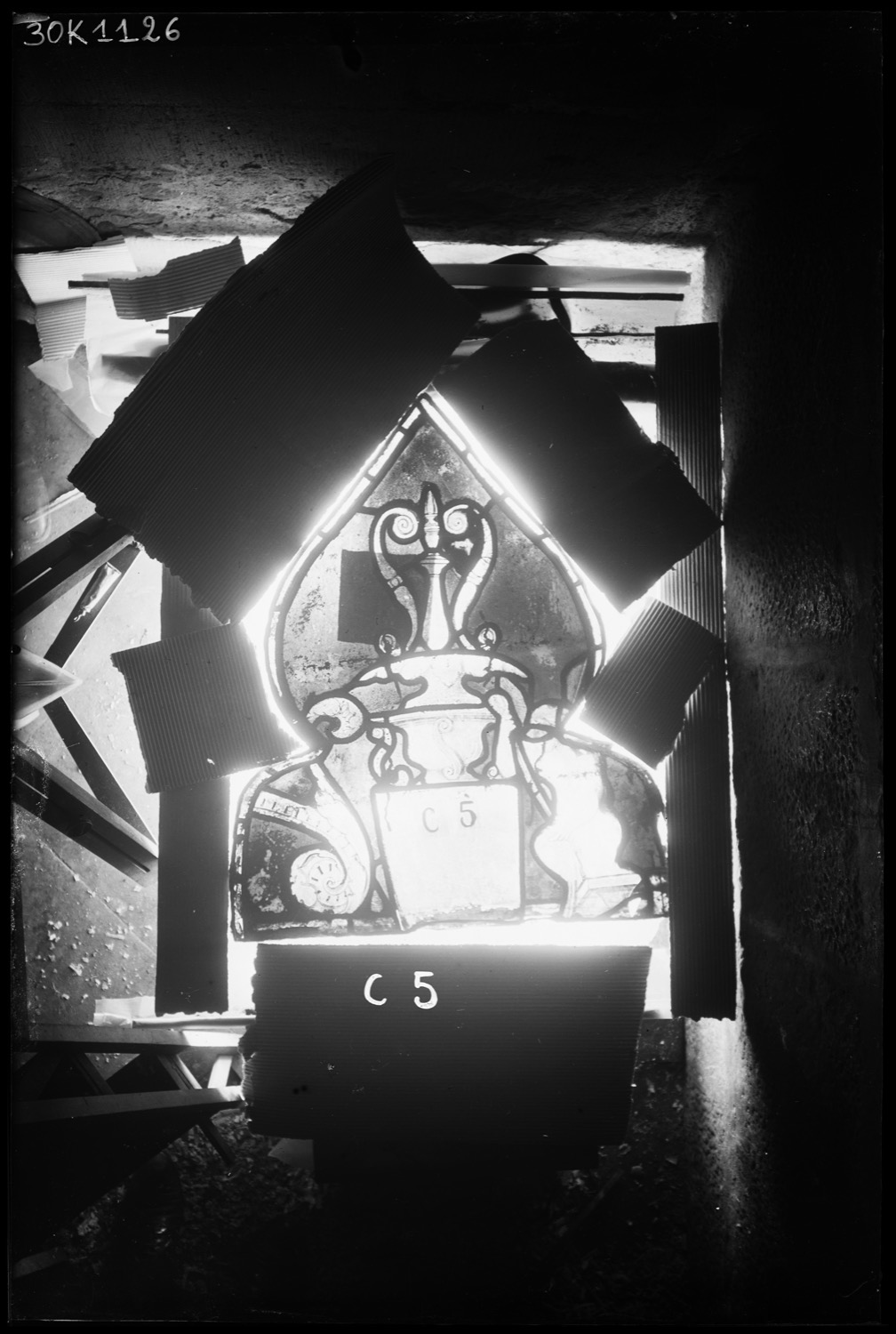 Panneau de vitrail C5 [Baie 13]