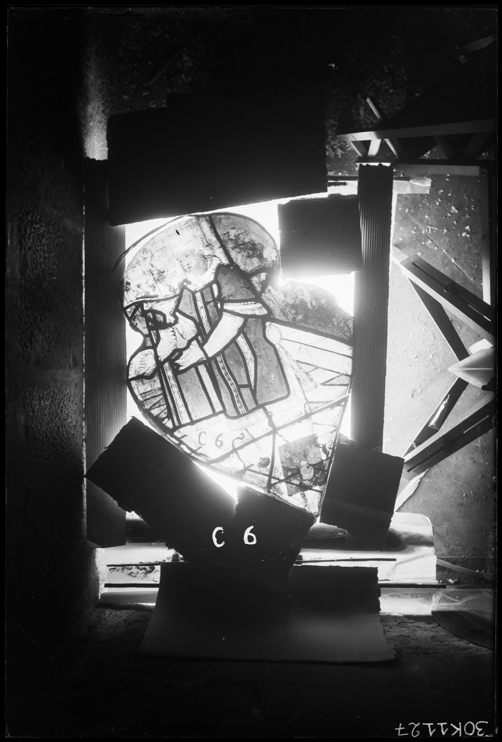 Panneau de vitrail C6 [Baie 13]