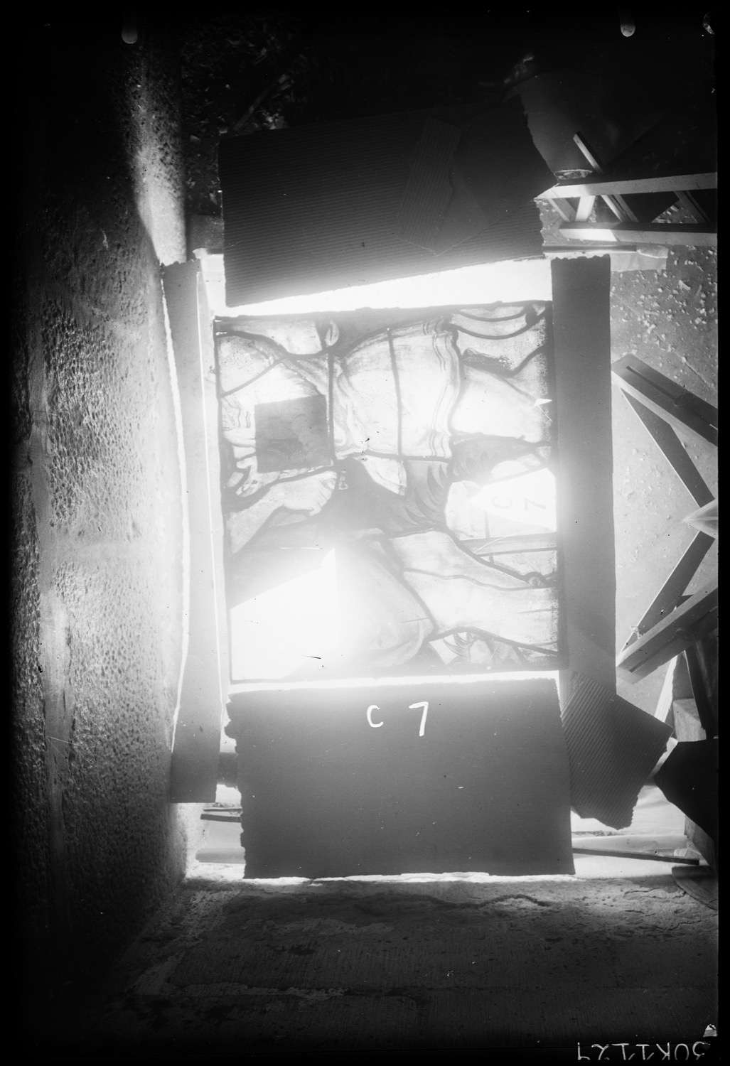 Panneau de vitrail C7 [Baie 103]