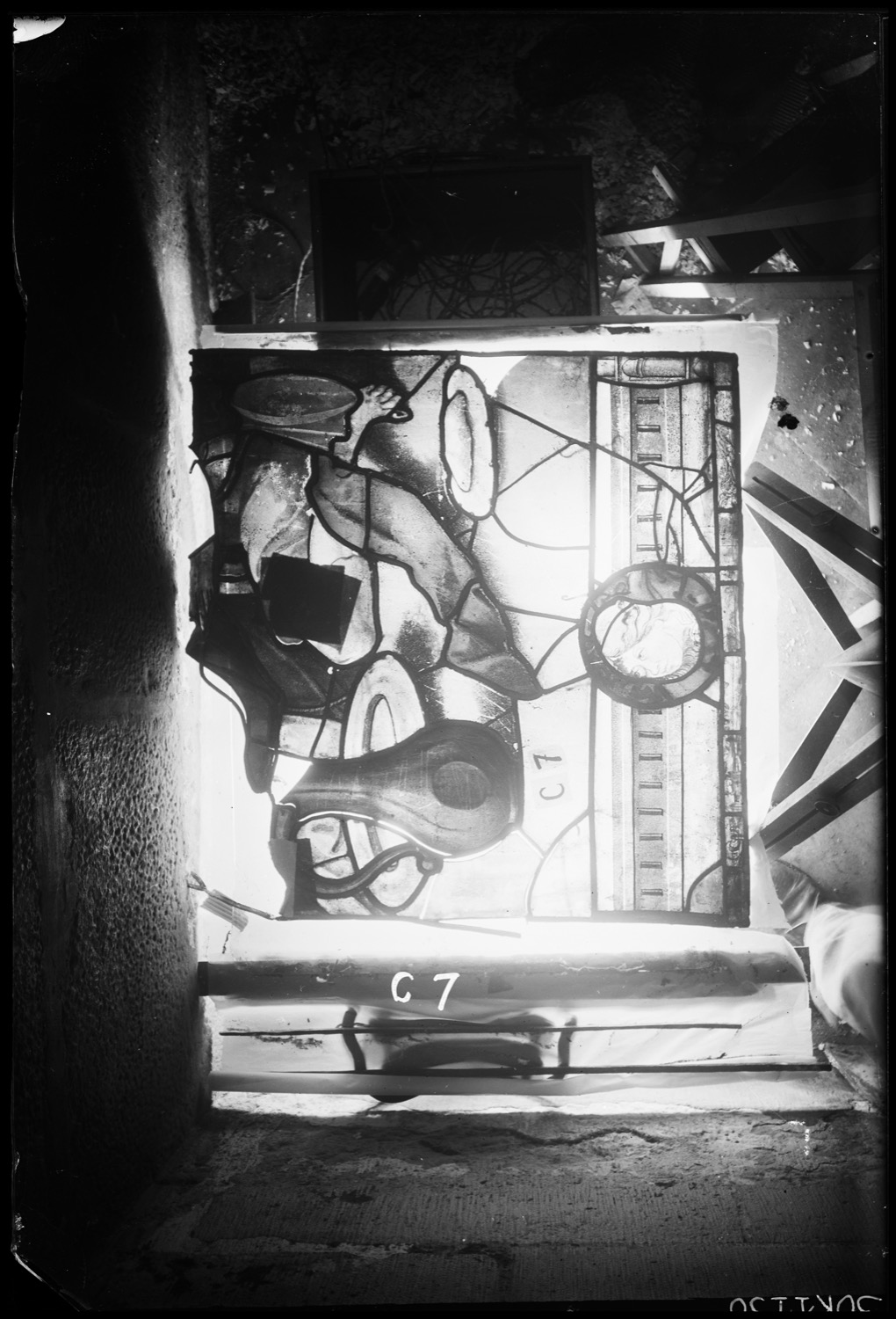 Panneau de vitrail C7 [Baie 101]