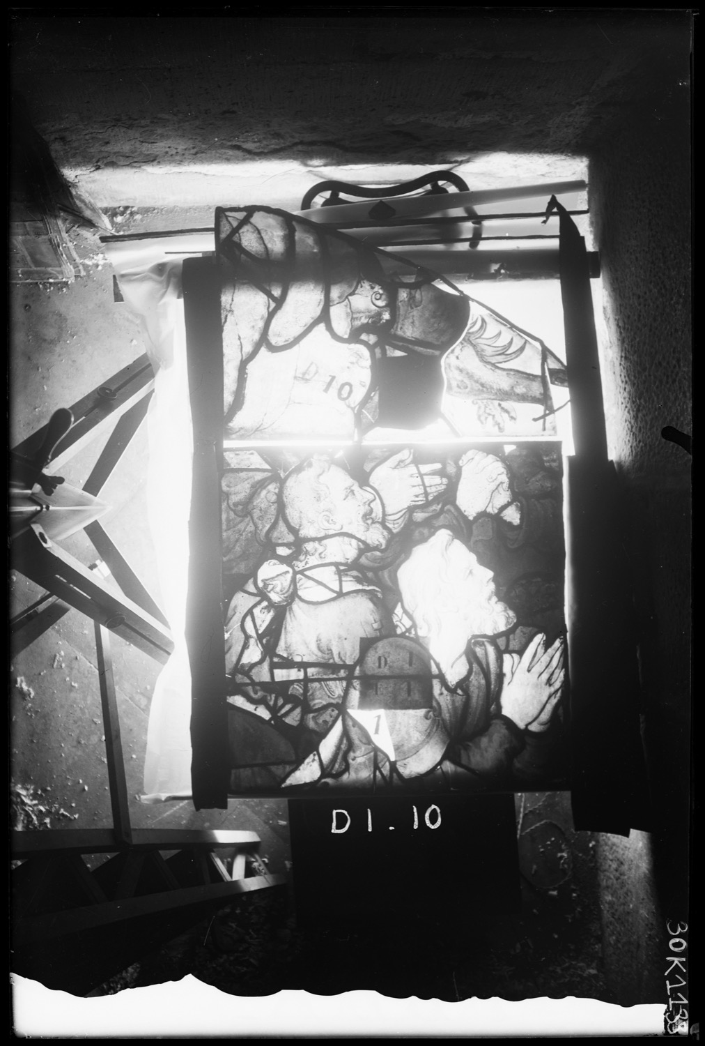 Panneaux de vitrail D1 et D10 [Baie 103]