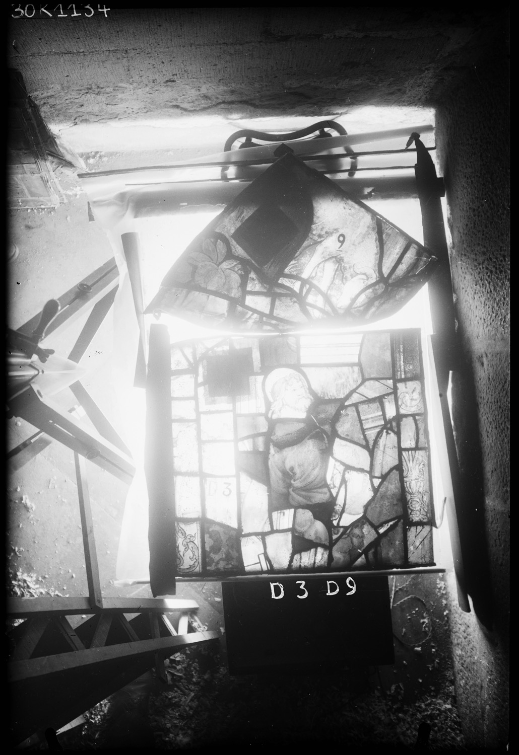 Panneaux de vitrail D3 et D9 [Baie 103]