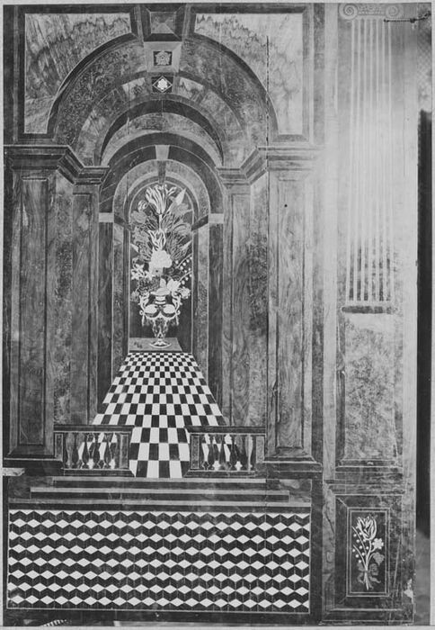 armoire, détail