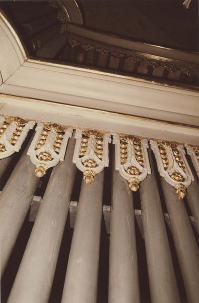 orgue de tribune : buffet d'orgue, détail