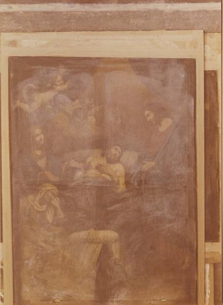 tableau : la mort de saint Joseph, vue générale