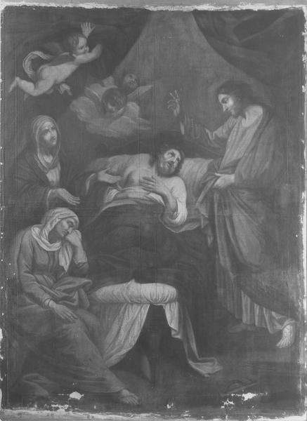 Tableau : la Mort de saint Joseph