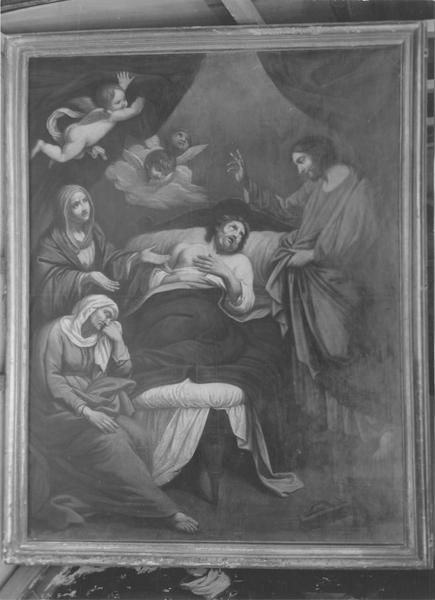 tableau : la mort de saint Joseph, vue générale